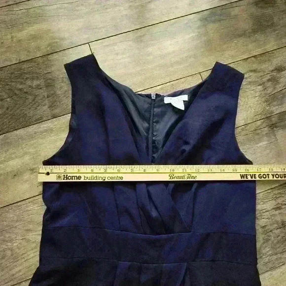 PURE ALFRED SUNG size 12 Womens navy blue dress, Great For A Wedding/summer - Picture 5 of 14